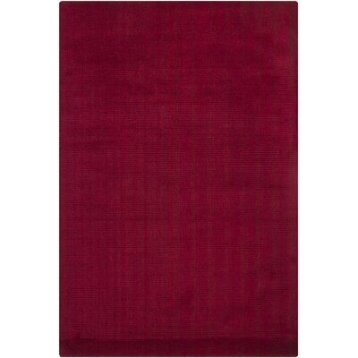 Yiman Red Solid Area Rug - Image 0