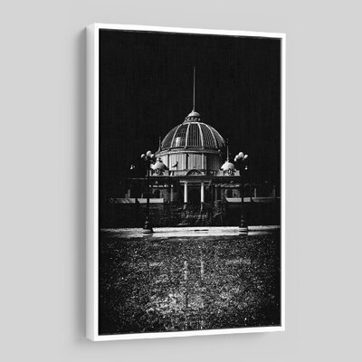 'Horticultural Building Exhibition Place Toronto Canada Reflection' - Photographic Print On Wrapped Canvas - Image 0