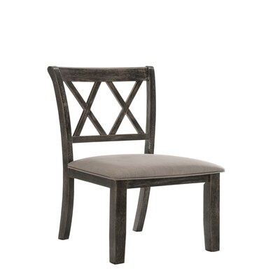 Danbury Side Chair (Set-2) In Fabric & Weathered Gray - Image 0