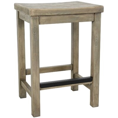 Garica Solid Wood 24" Counter Stool - Image 0