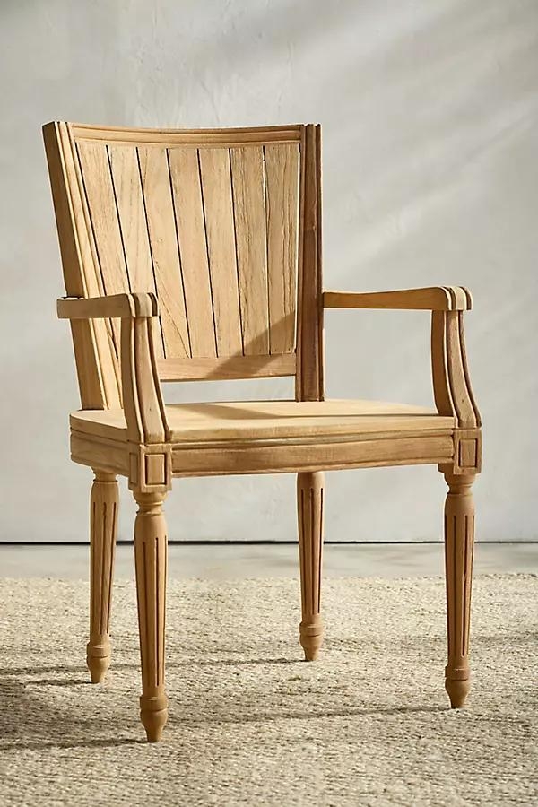 Palladio Square Back Reclaimed Teak Armchair - Image 0