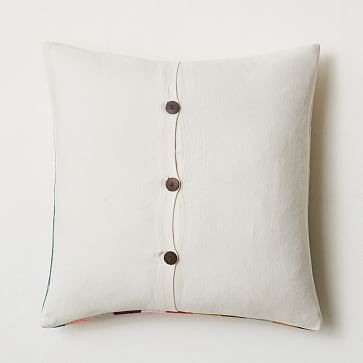 Margo Selby Spliced Lines Pillow Cover, 20"x20", Multi - Image 1