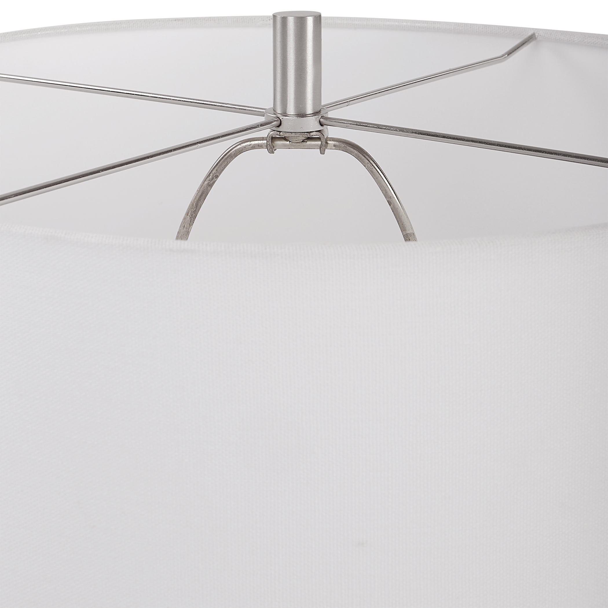 Loop White Glaze Table Lamp - Image 6