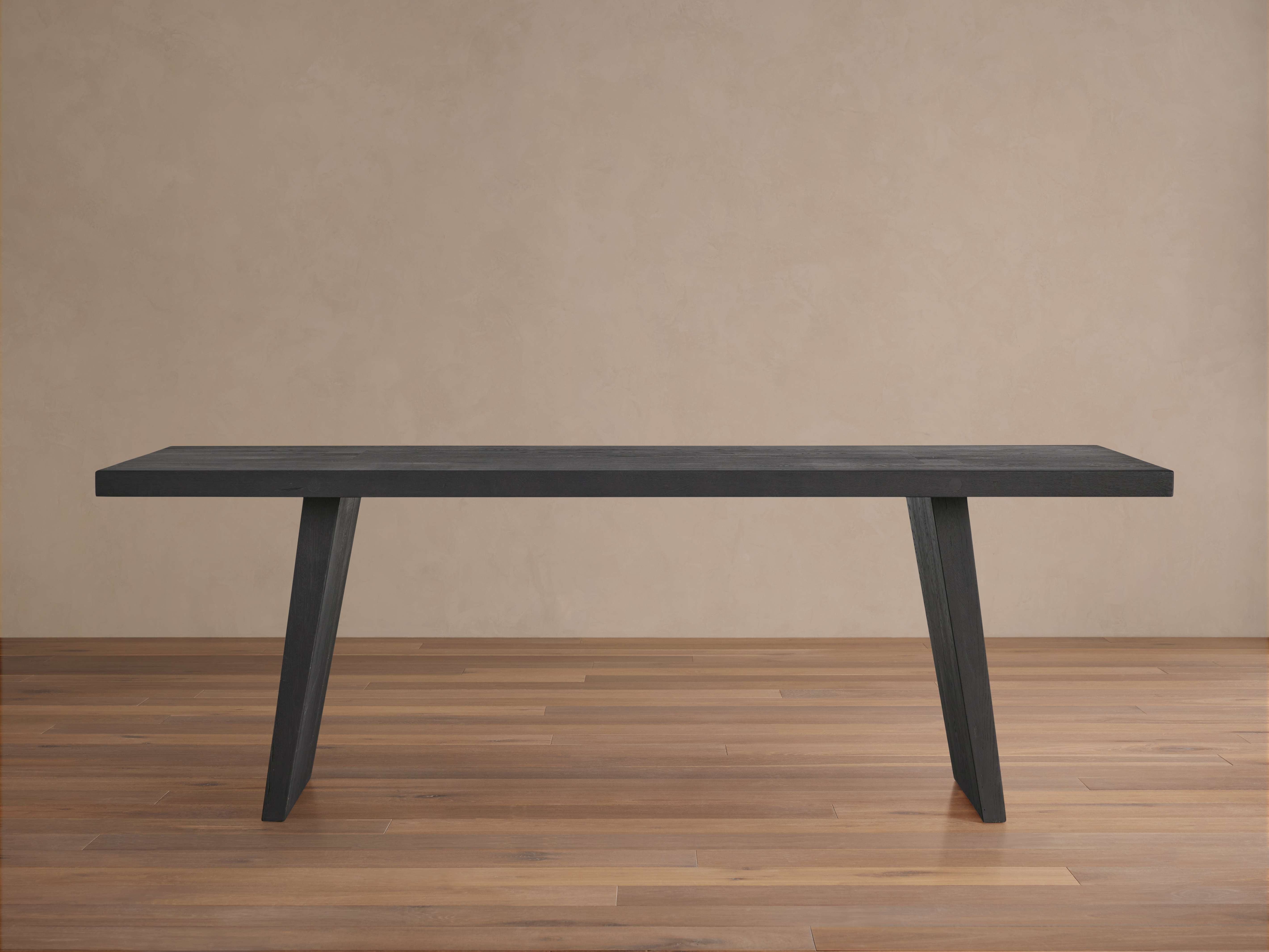 Panta Dining Table in Wood 86" Black /Ebony - Image 0