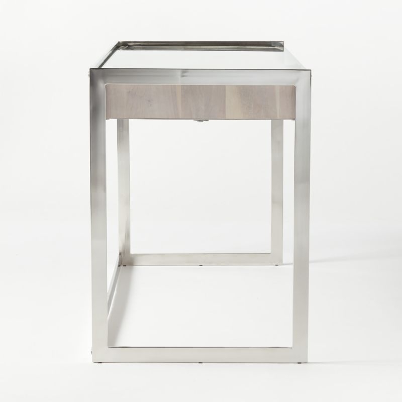 Vista Glass-Top Desk - Image 5