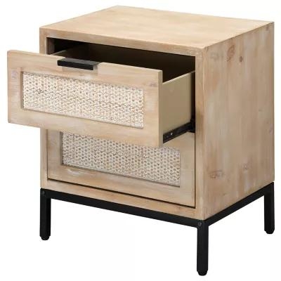 Tomas 2 Drawer Side Table - Image 1