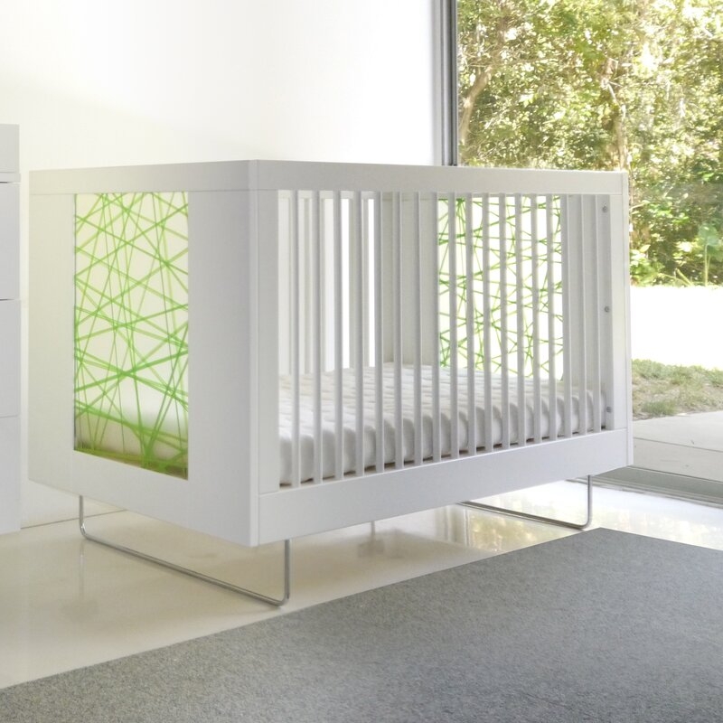 Alto 2-in-1 Convertible Crib Color: White - Image 0
