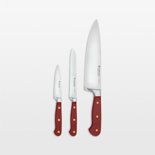 Wusthof ® Classic Tasty Sumac 3-Piece Chef's, Utility, Paring Knife Set - Image 0