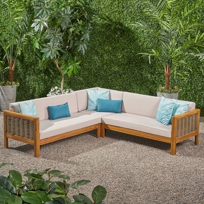 Kennison Patio Sectional with Cushions - Image 0