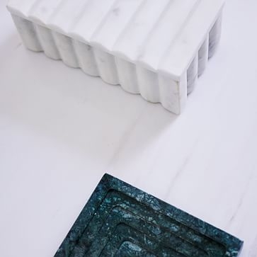Marble Vanity Box, White - Image 1
