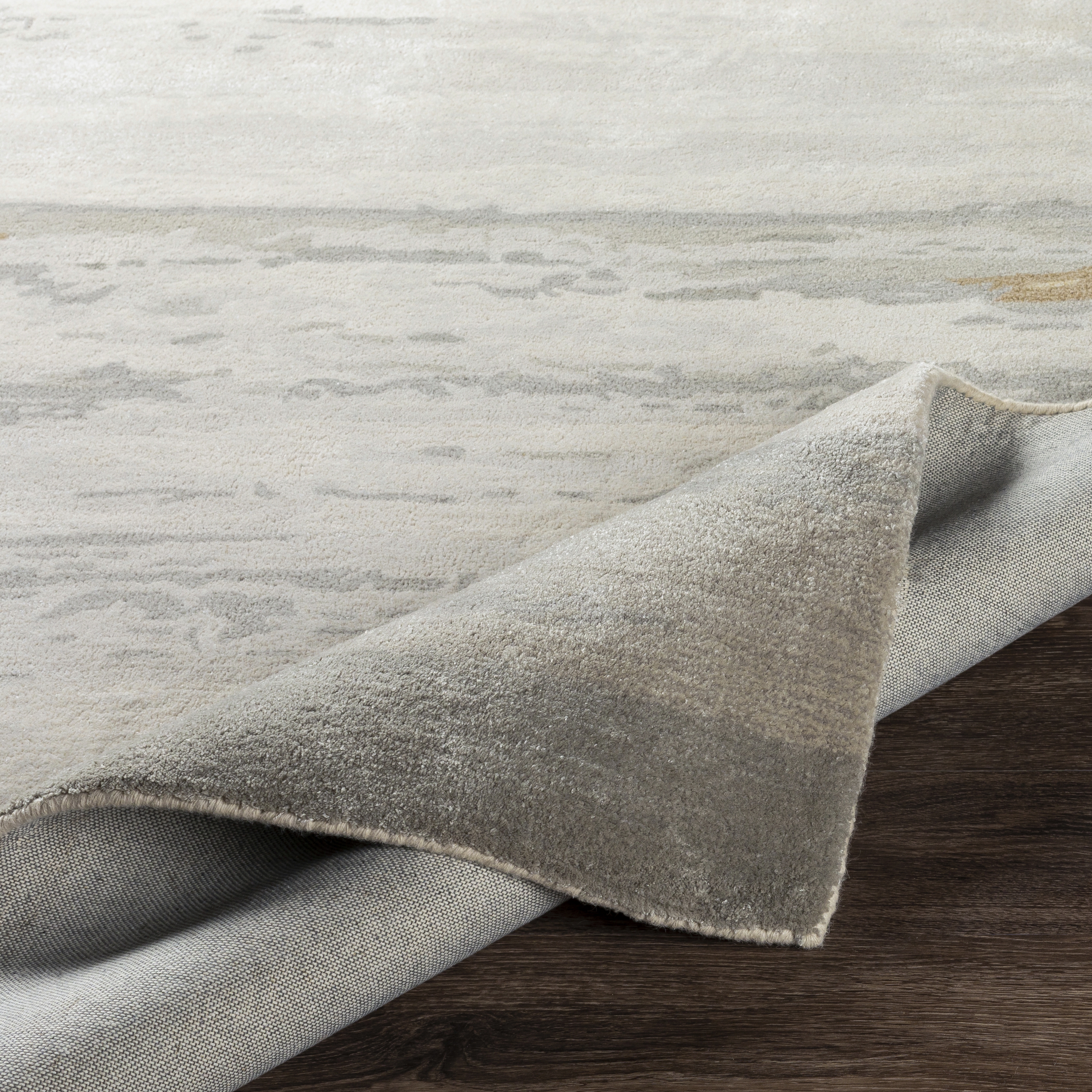 Kavita Beige Indoor 8' x 8' Handmade Rug - Image 4