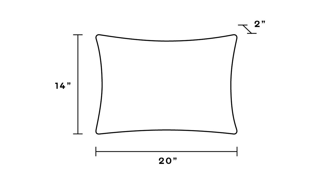 Outdoor 14" x 20" Lumbar Pillow, Cornflower Classic Ticking Stripe, 14" x 20" - Image 2