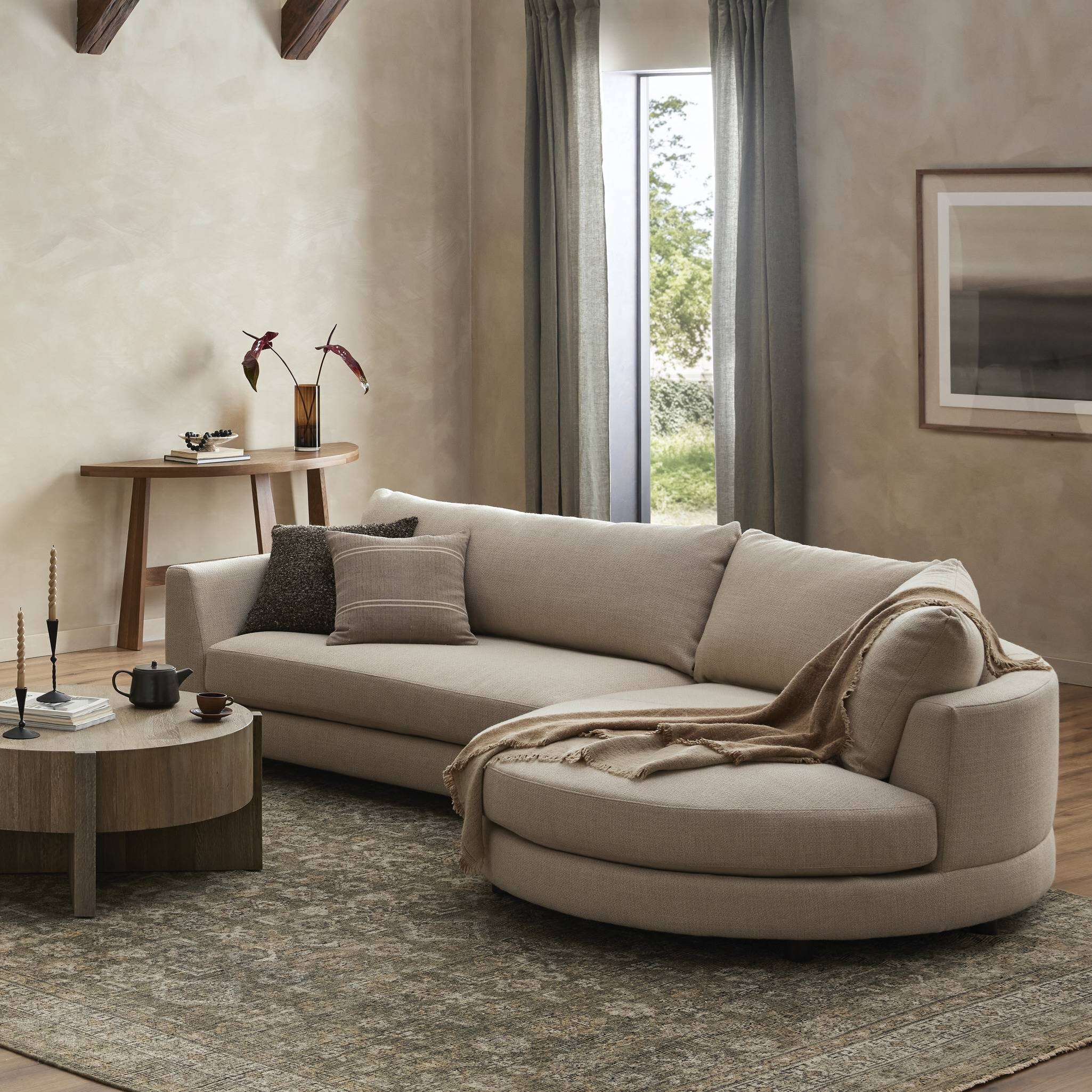 Sylvan 2-Piece Sectional - Irving Flax - Image 3