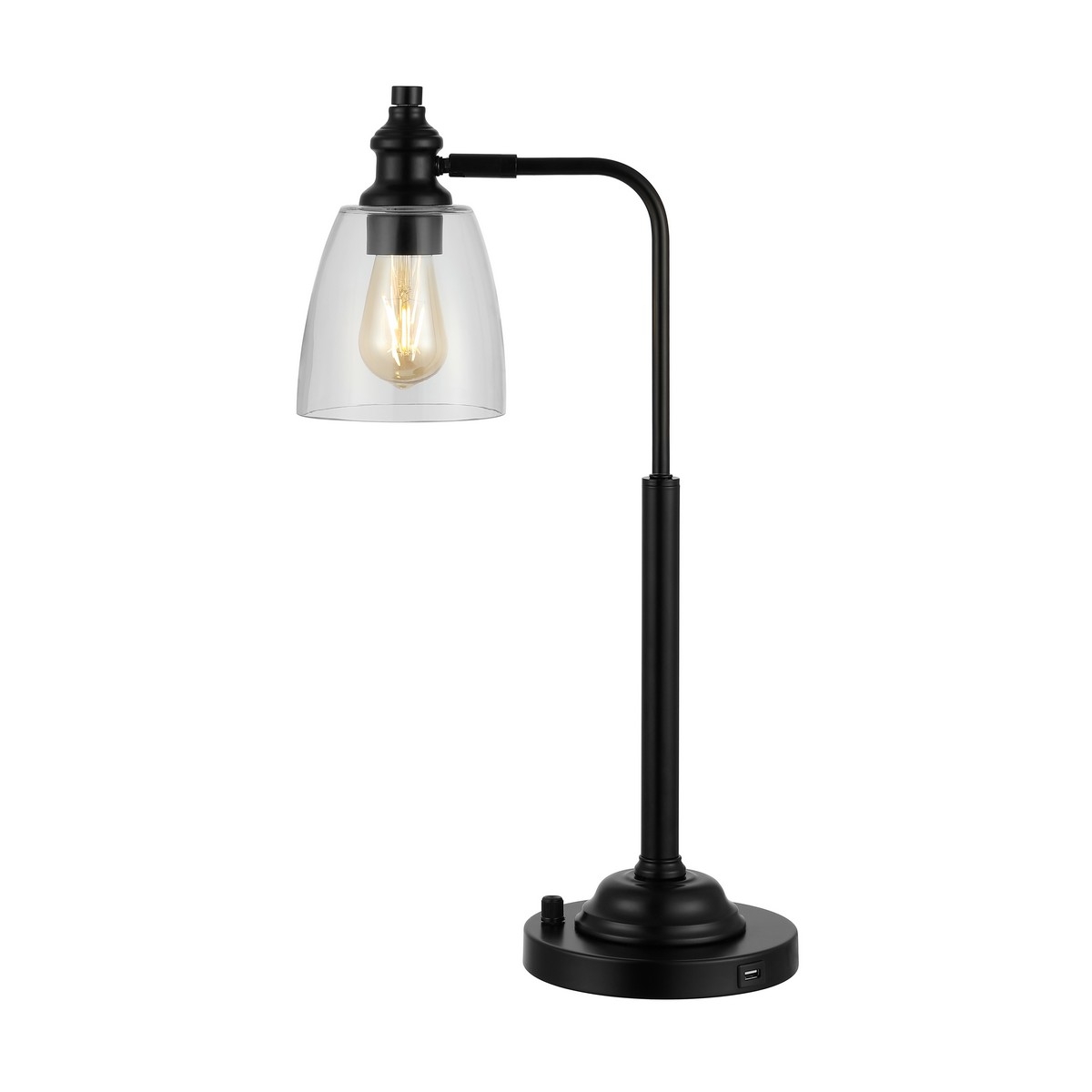 Rino 23" Table Lamp - Black - Safavieh - Image 3