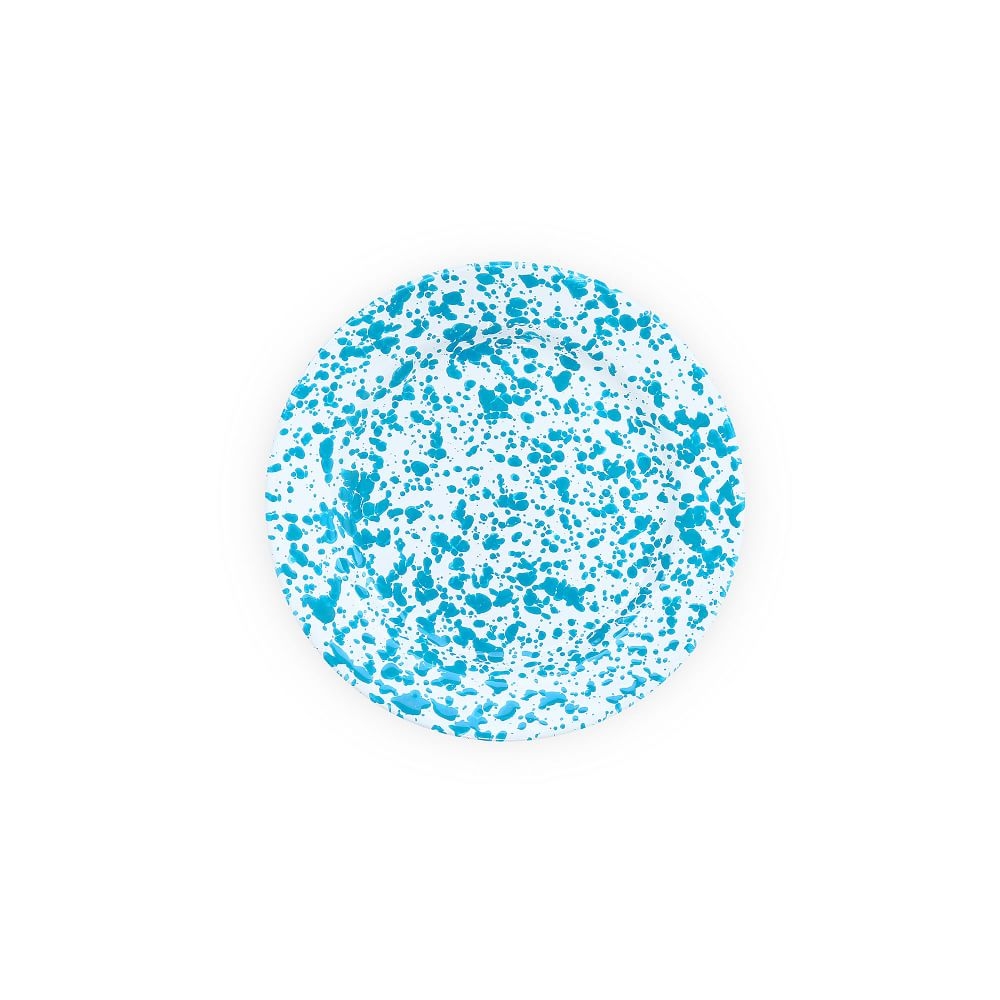 Marble/Splatter Salad Plate, Turquoise Splatter, Set of 4 - Image 0