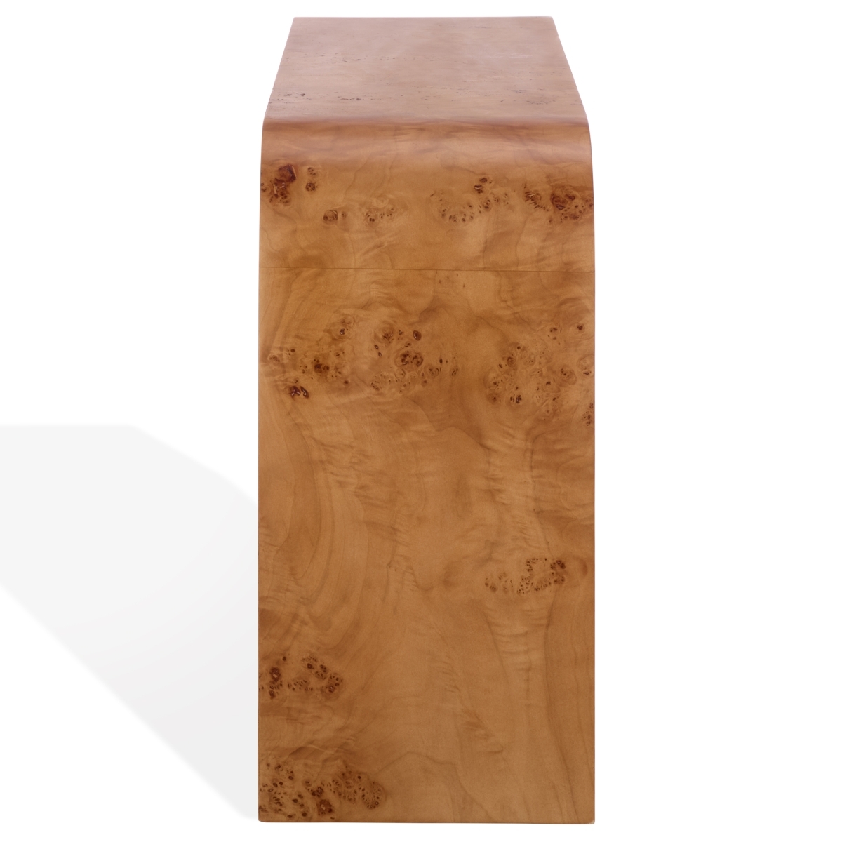 Tessly Burl Veneer Console - Walnut Burl - Image 5