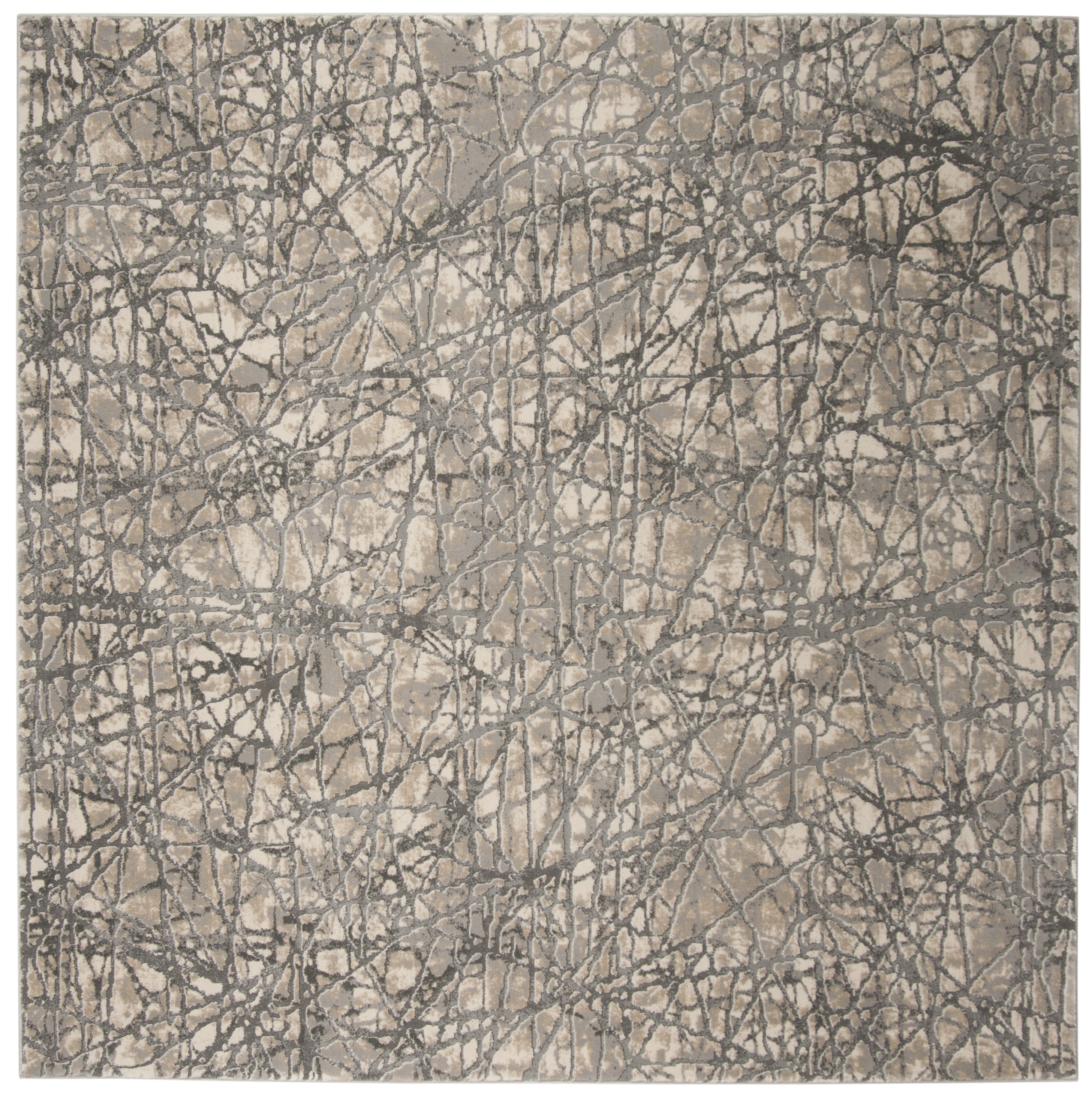 Arlo Home Woven Area Rug, MDW324A, Beige/Grey,  6' 7" X 6' 7" Square - Image 0