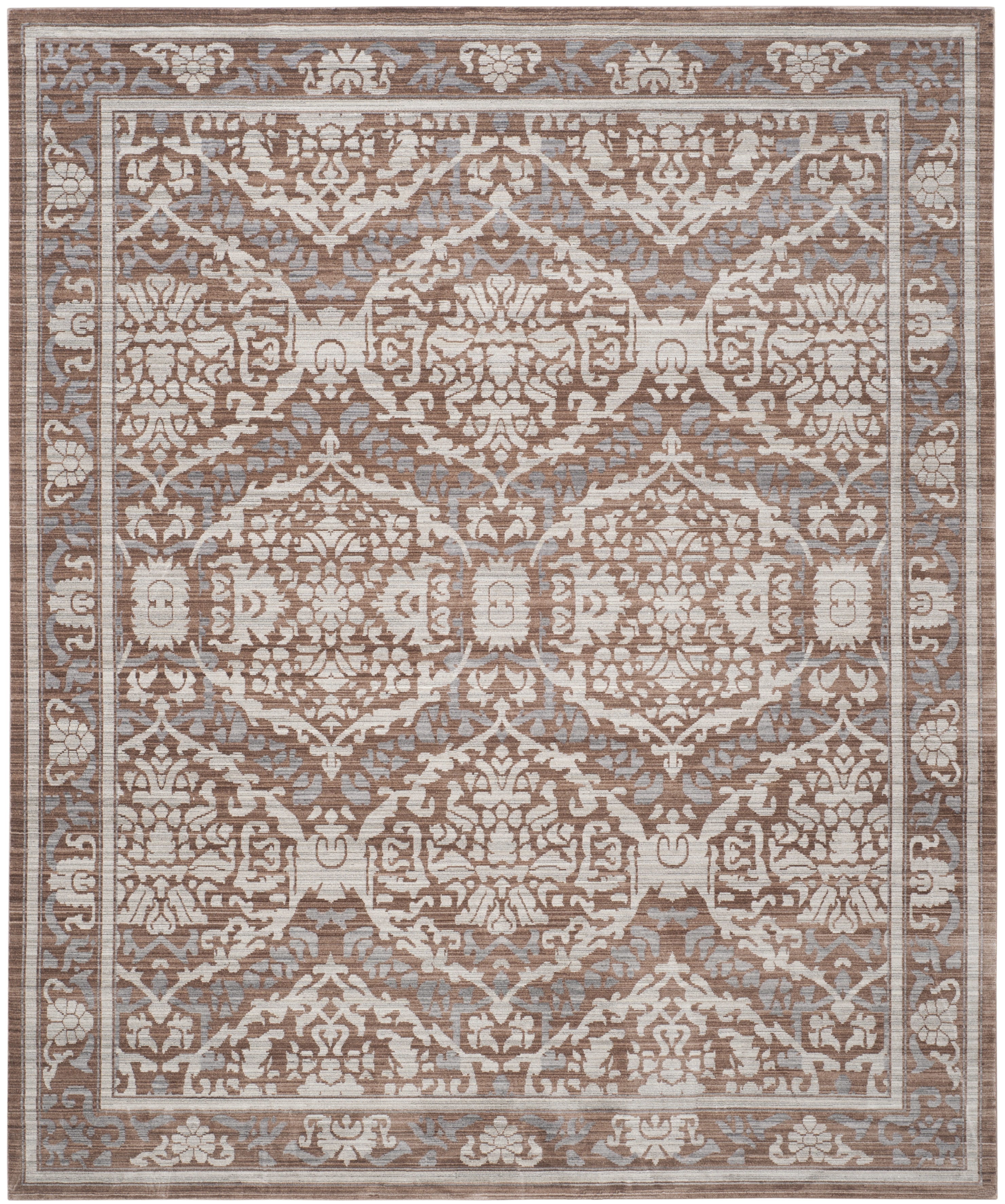 Arlo Home Woven Area Rug, VAL208E, Grey/Brown,  8' X 10' - Image 0