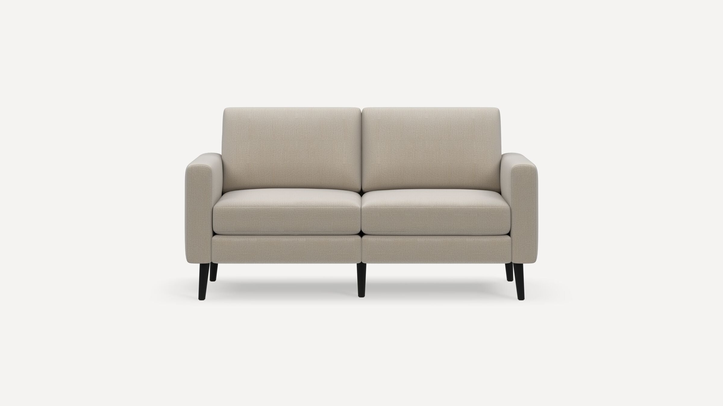 Nomad Loveseat - Georgia Clay - Performance Chenille / Ebony - Wood / Block - Image 0