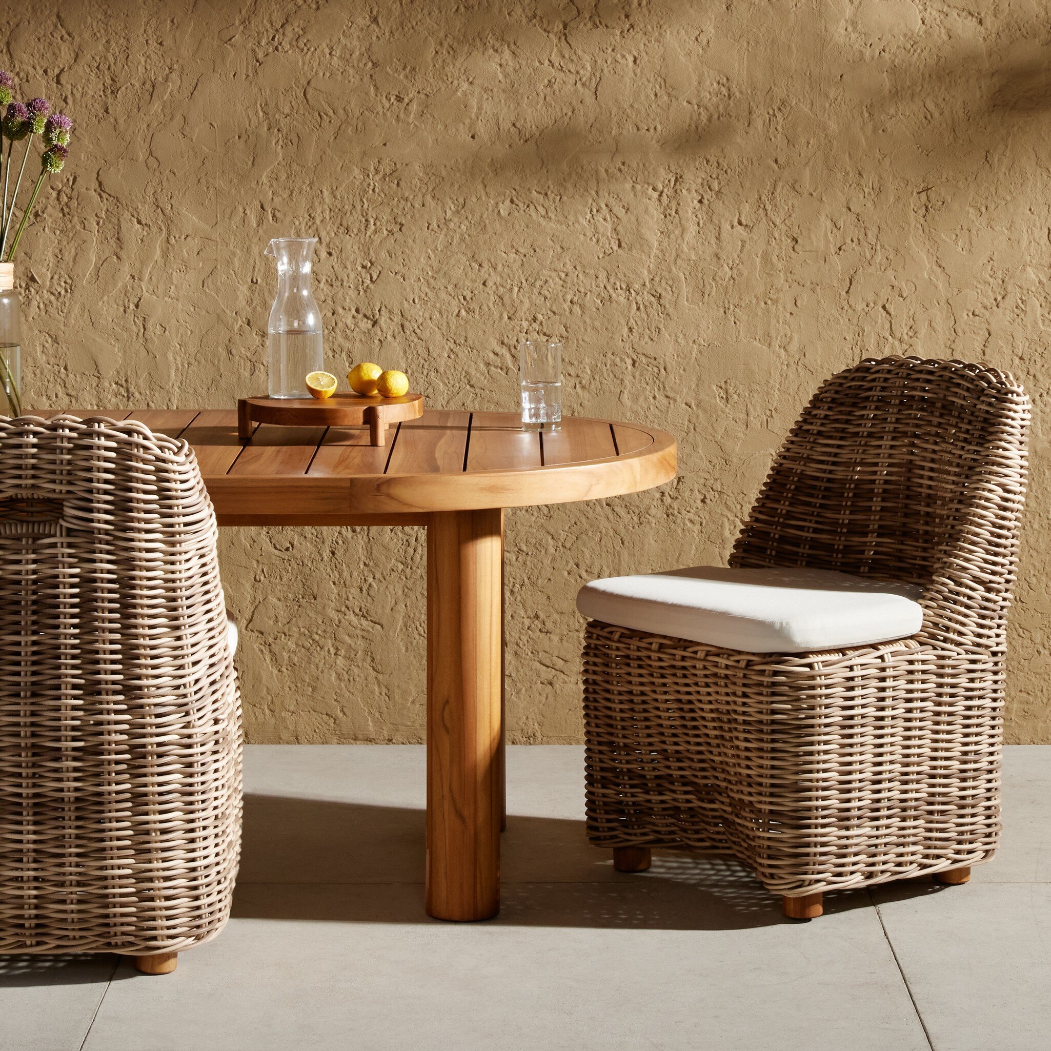 Messina Outdoor Dining Chair - Venao Ivory - Image 12