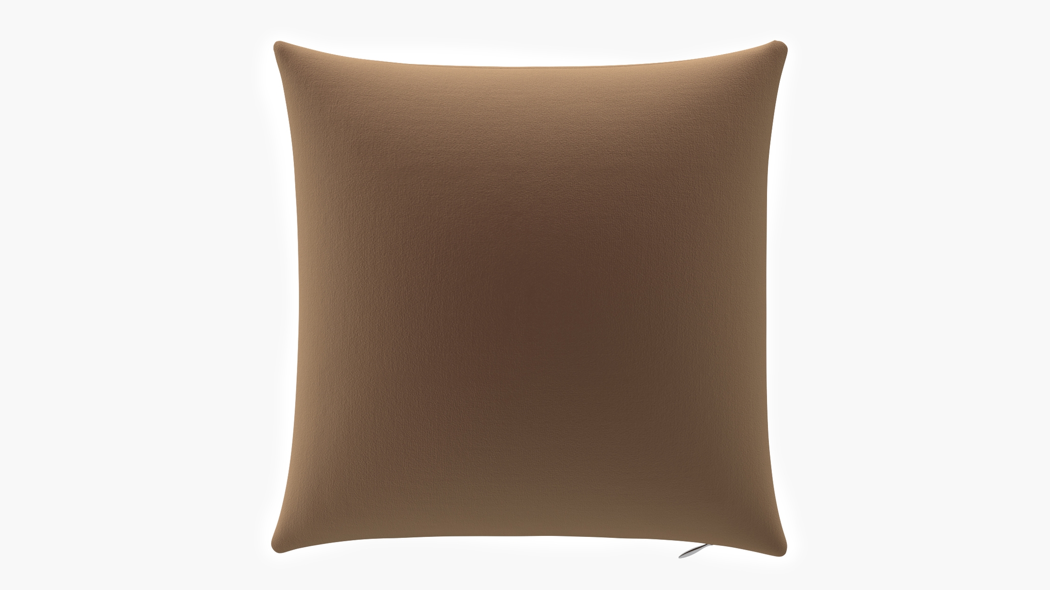 Throw Pillow 20", Fawn Performance Velvet, 20" x 20" - Image 0