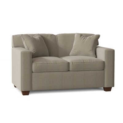 Neil 57" Square Arm Loveseat with Reversible Cushions - Image 0