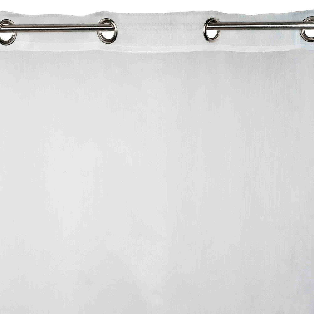 "Madura Tramontane Solid Color Sheer Grommet Single Curtain Panel" - Image 0