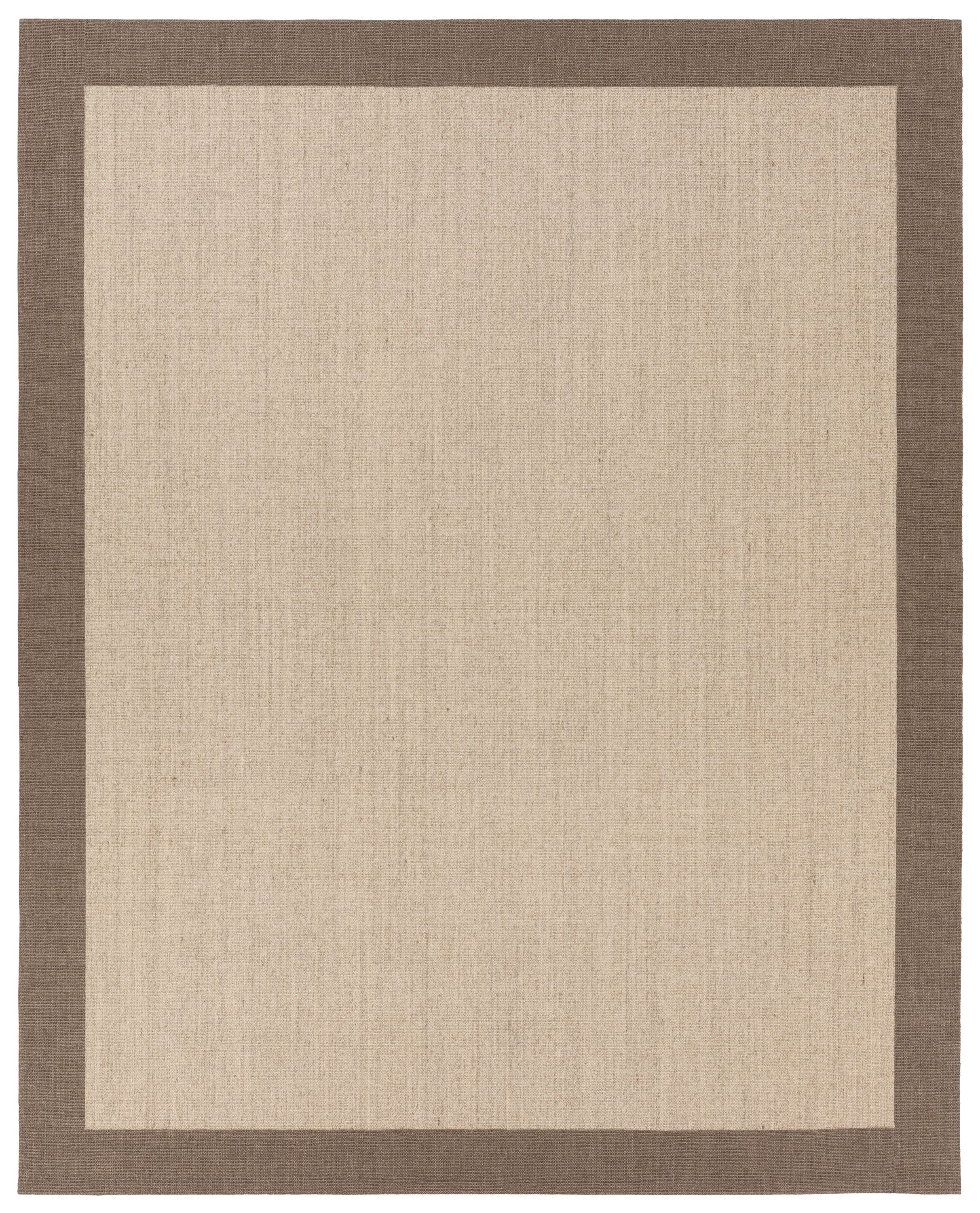 Leyar GAB02 Handmade Border Tan and Brown Area Rug (5'x8') - Image 0