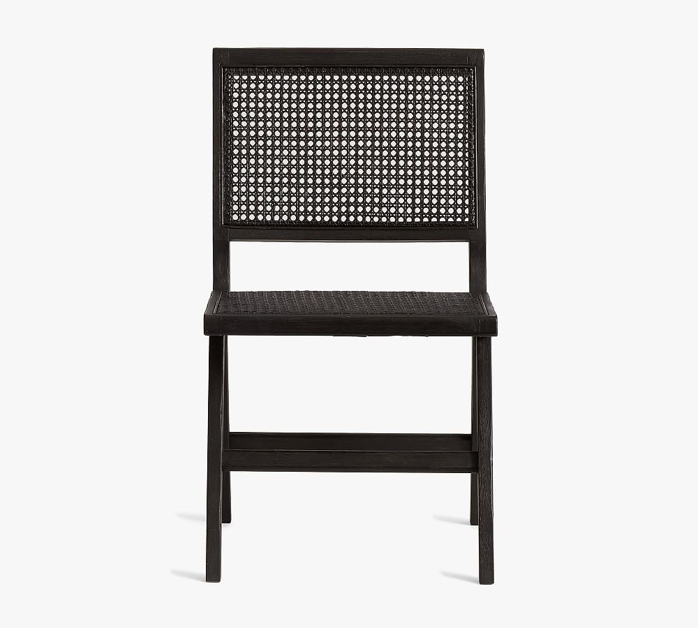 Cane Back Dining Chair, Dutch Black - Image 0