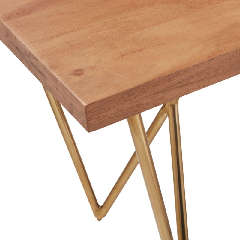 Dylan Brass Bench 80" - Image 4