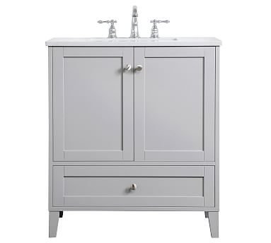 Gray Moro Single Sink Vanity, 30" - Image 0