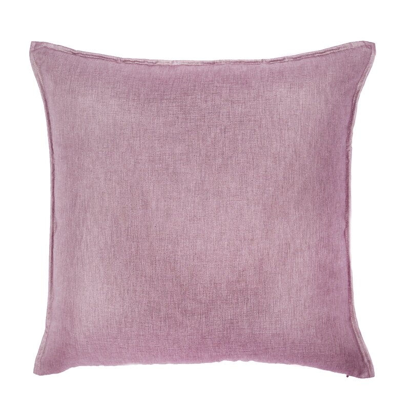 TOSS by Daniel Stuart Studio Feathers Throw Pillow Color: Pink Sand - Image 0