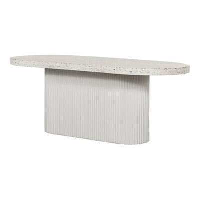 Ros Oval Concrete Outdoor Dining Table