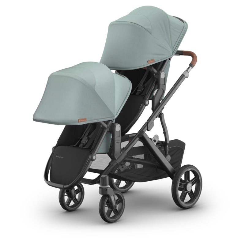 UPPAbaby ® RumbleSeat V3 Kenzi Mystic Aqua Blue with Black Frame Baby Stroller Seat - Image 6