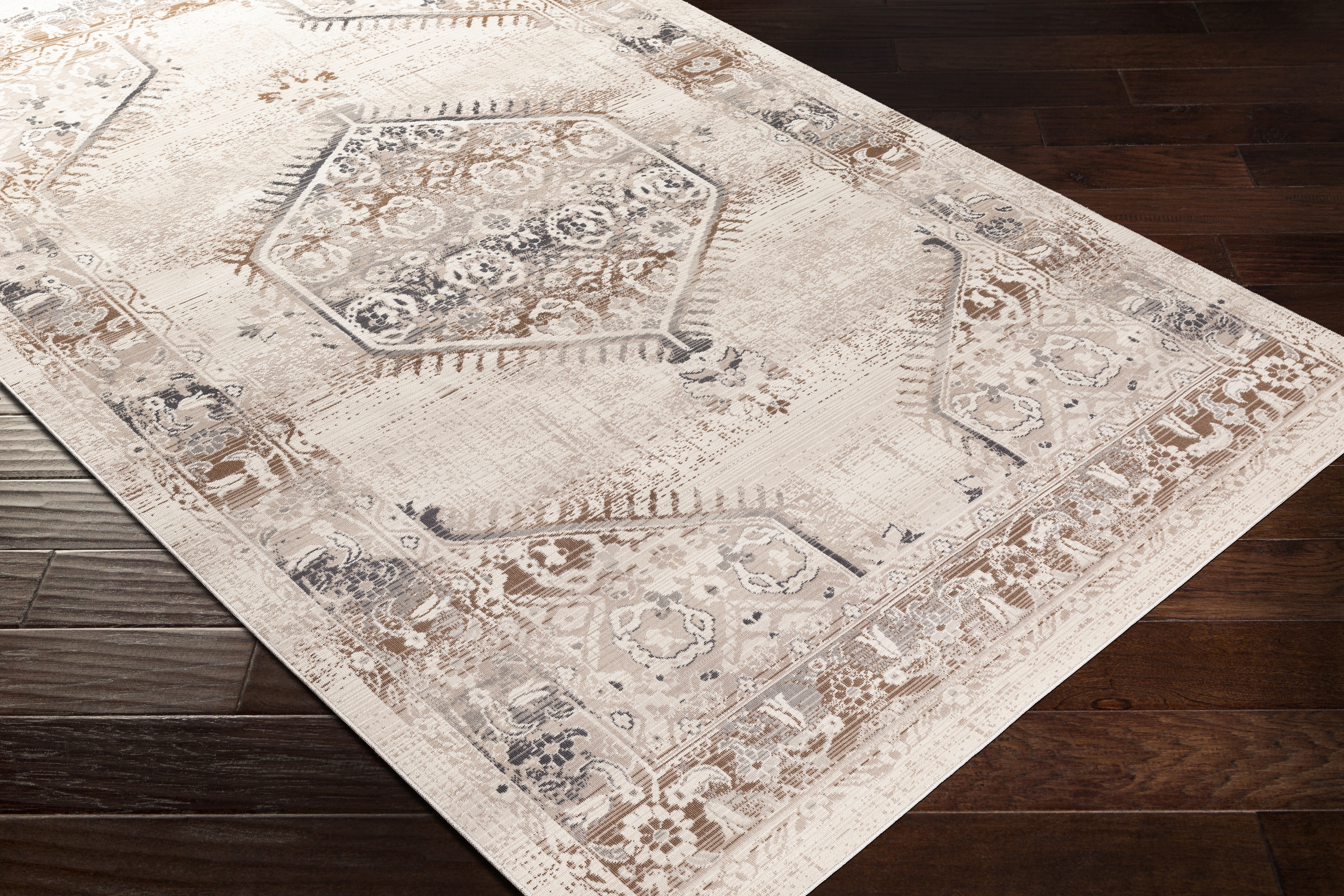 Dublin Beige Indoor 2'9" x 10'2" Machine Woven Rug - Image 6