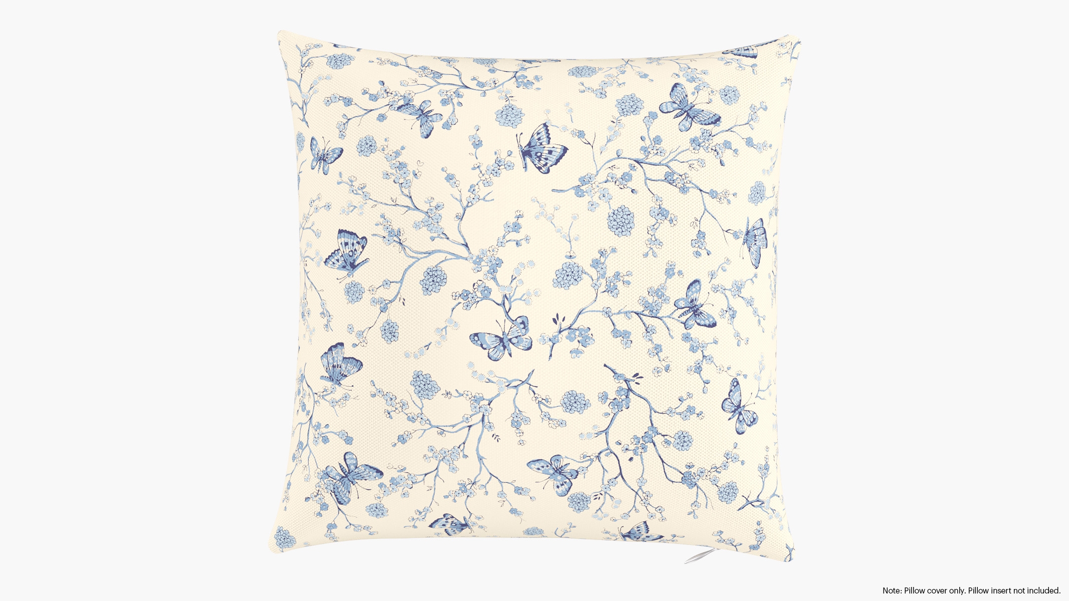 Throw Pillow Cover 16", Delft Mariposa, 16" x 16" - Image 0