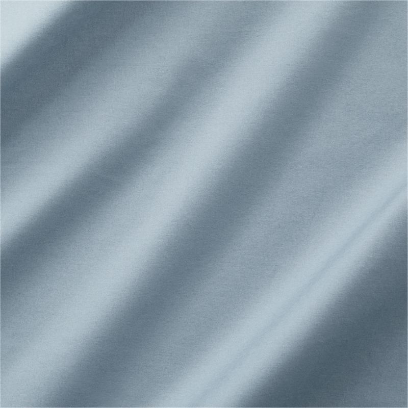Favorite Organic Cotton Percale Dove Grey Twin/Twin XL Bed Sheet Set - Image 4