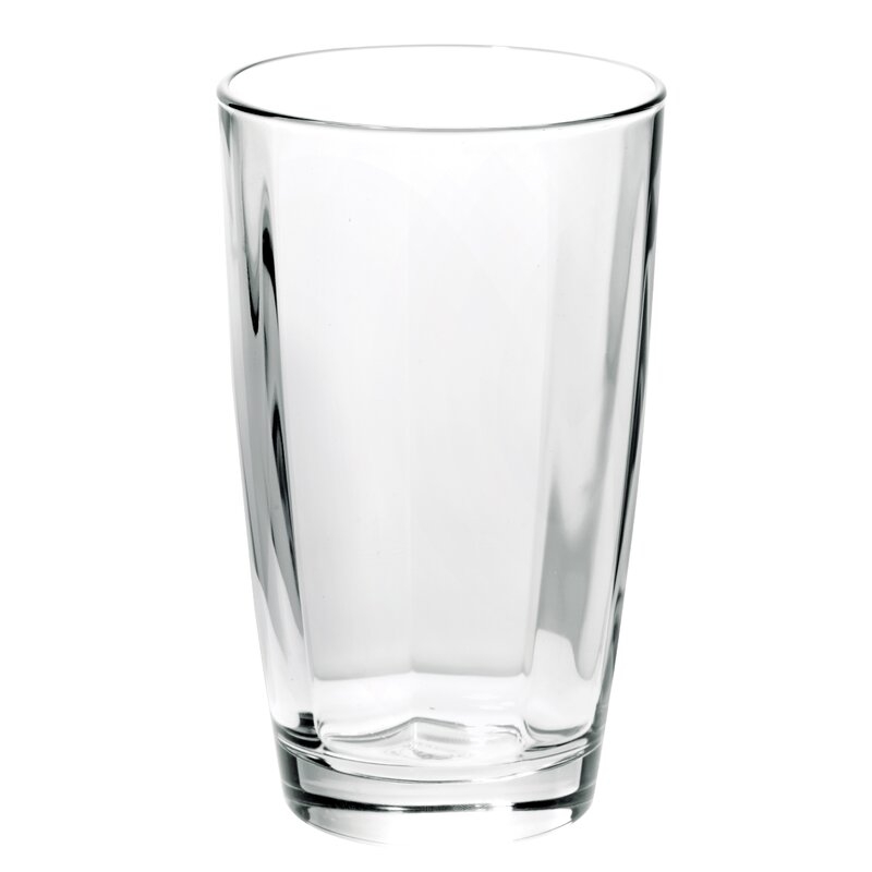VIETRI Optical 14 oz. Crystal Drinking Glass Finish: Clear - Image 0