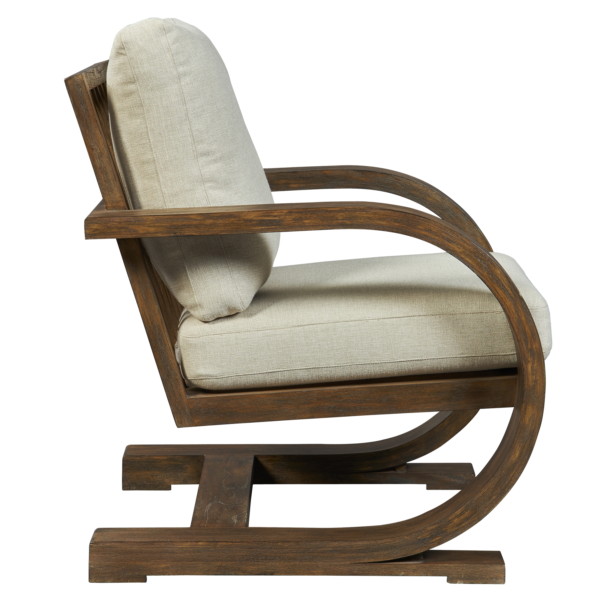 Bedrich Wooden Accent Chair - Image 4