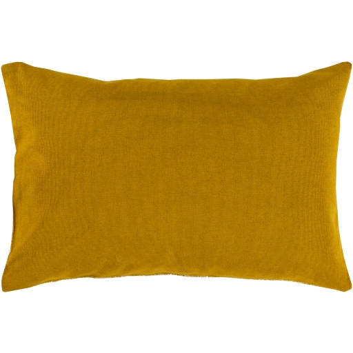 Sierra Lumbar Pillow Cover, 20" x 13", Mustard - Image 2