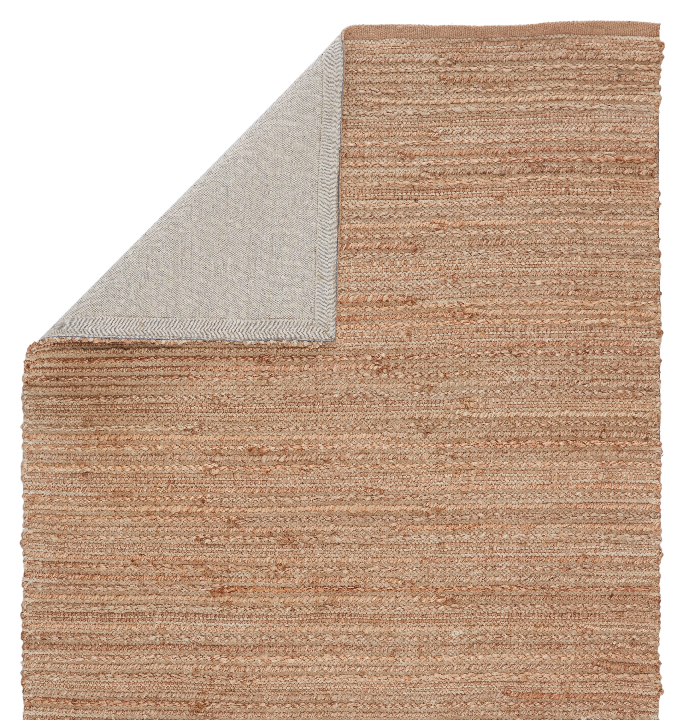 Clifton Natural Solid Tan/ White Area Rug (8' X 10') - Image 2