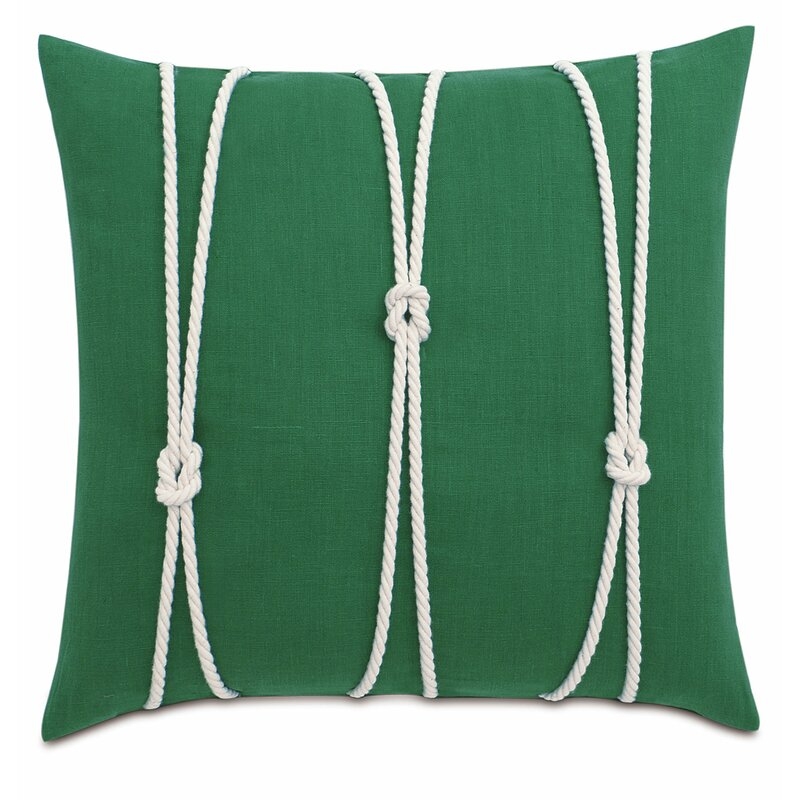 Eastern Accents Nautical Square Linen Pillow Cover & Insert - Image 0