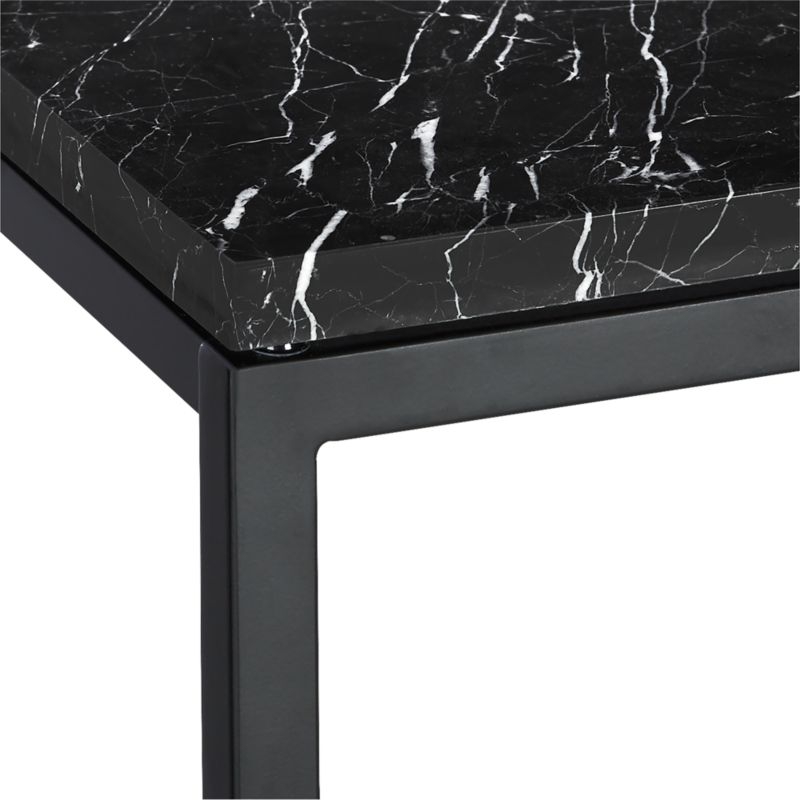 Smart Black C Table with Black Marble Top - Image 3