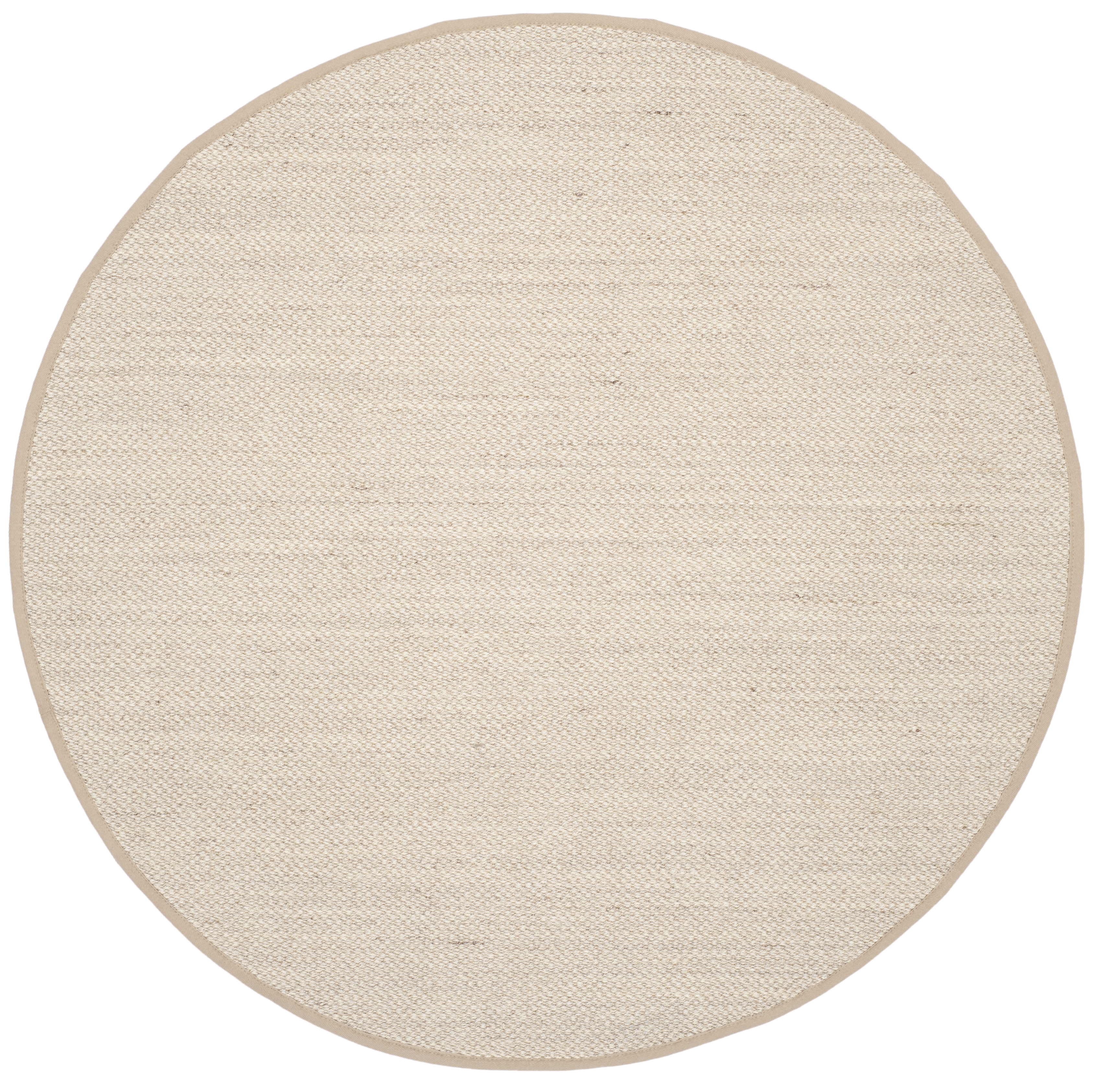 Arlo Home Woven Area Rug, NF143B, Marble/Linen,  6' X 6' Round - Image 0