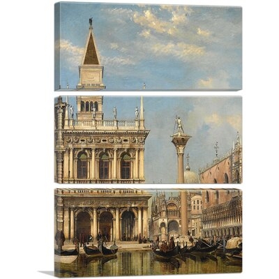 ARTCANVAS The Piazzetta Of St Mark Venice Canvas Art Print By Edward William Cooke3_Rectangle - Image 0