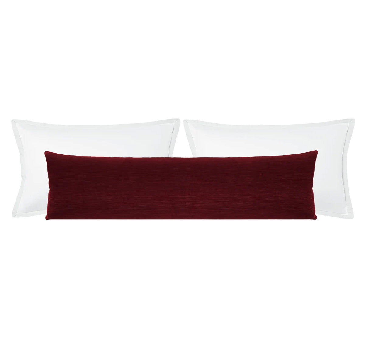 THE XL LUMBAR :: STRIE VELVET // CURRANT - BY THE YARD - Image 0