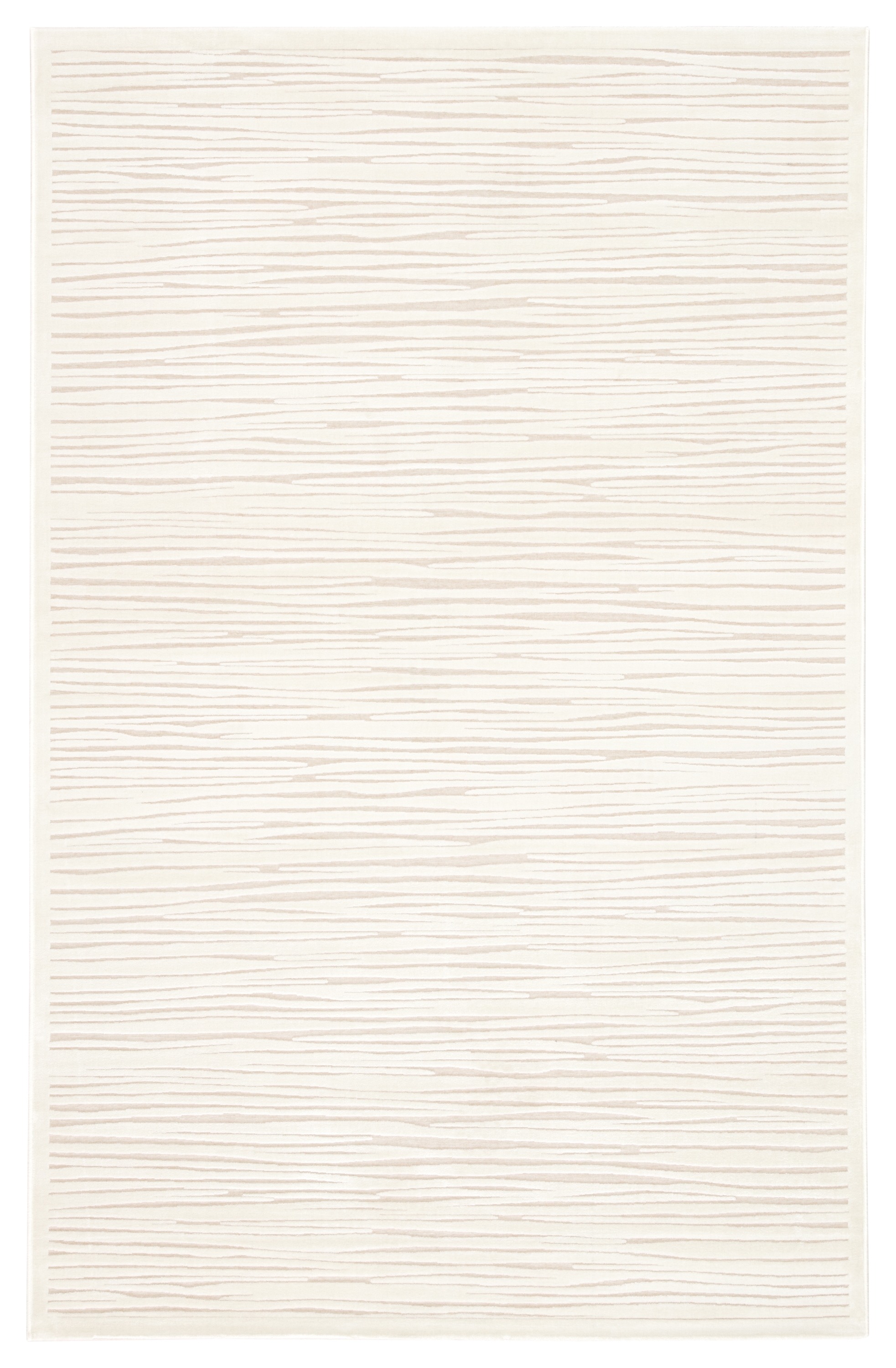 Linea Abstract White Area Rug (2' X 3') - Image 0