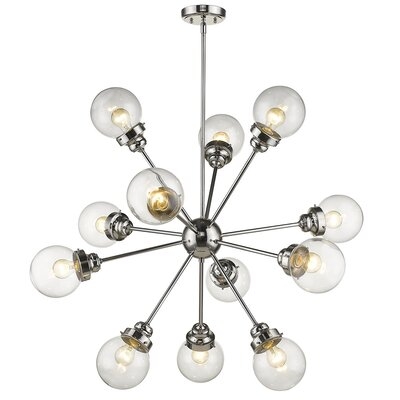 Rabehi 12-Light Sputnik Sphere Chandelier - Image 0