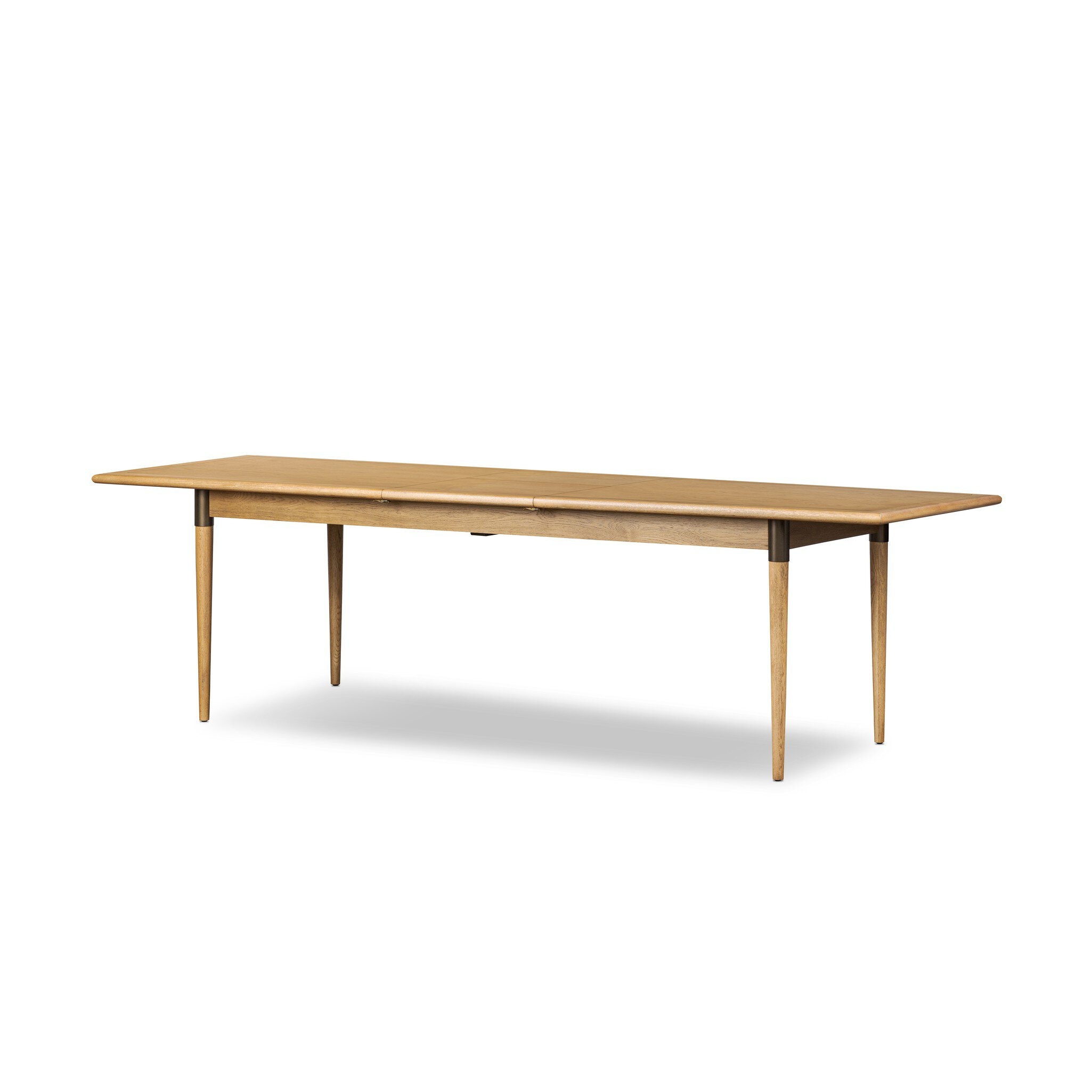 Harper Extension Dining Table - Fawn Oak Veneer - Image 1