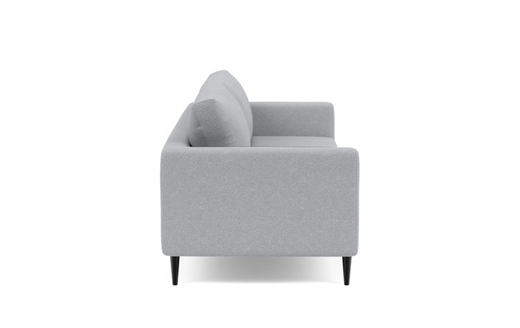 Asher Sofa with Grey Gris Fabric and Unfinished GunMetal legs - Image 2
